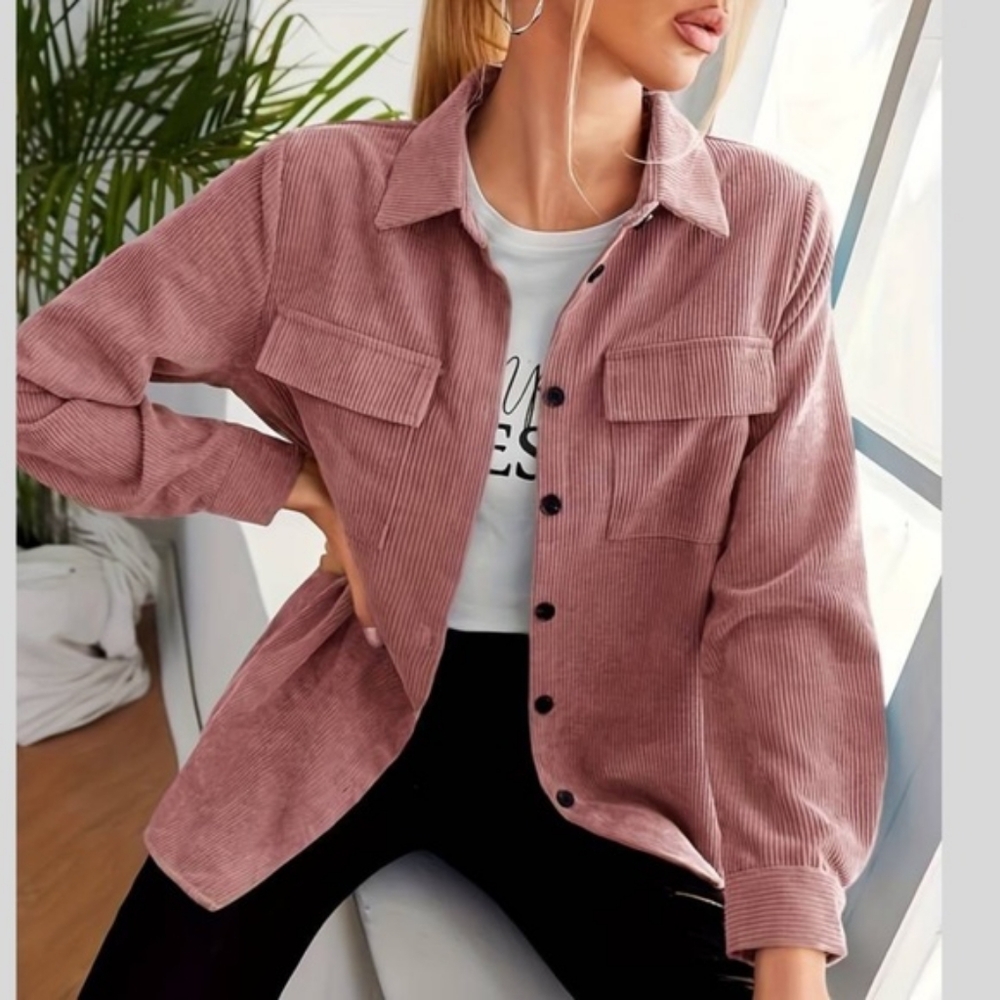 ⚡️Love Tree Outerwear Corduroy Shacket